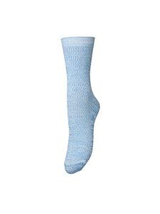 BECK SÖNDERGAARD STRØMPE, MELA COTTA SOCK, AZURE BLUE